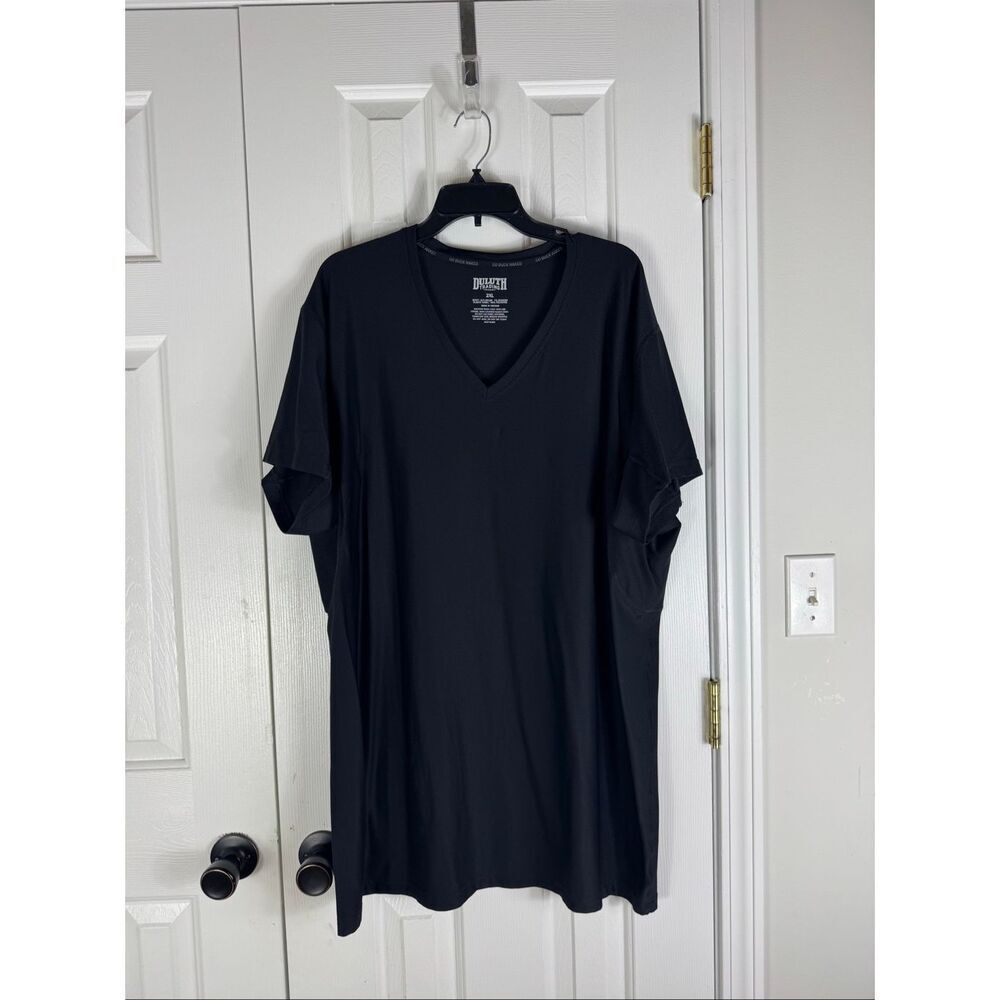 Duluth Trading Co Black V Neck Shirt Size 2XL